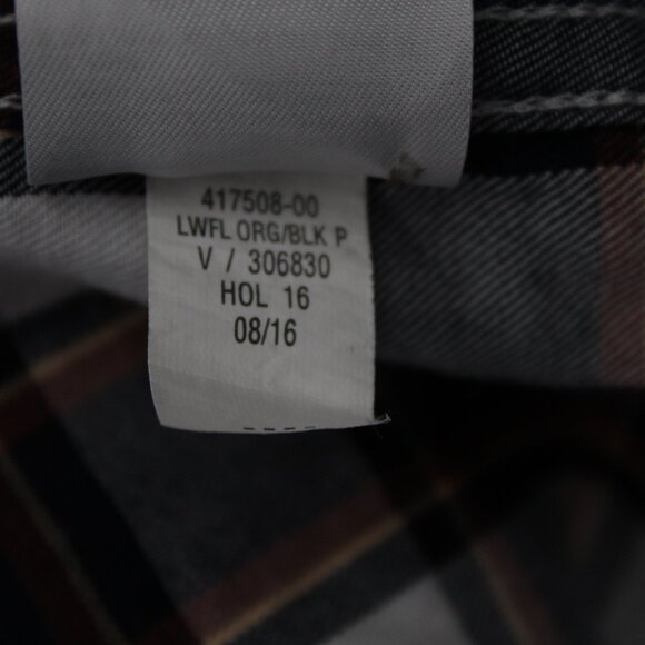 Banana Republic Shirt Mens Large Red/Blue Lightweight Flannel Long Sleeve Cotton - Picture 9 of 13